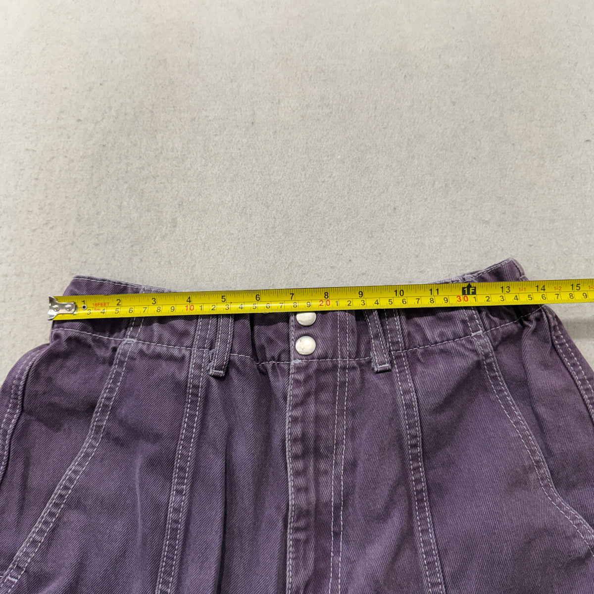 BDG Urban Outfitters Cargo Pants Women's Purple Wide Leg Utility Size 30 photo 4