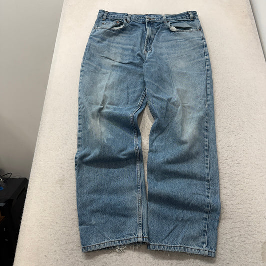 Kirkland Signature Light Wash Relaxed Jeans Size 38x30 photo 2