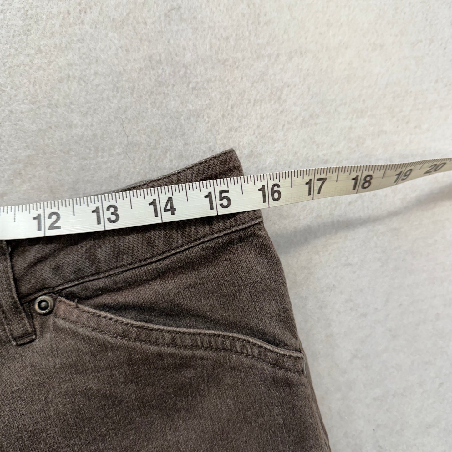 Gap Brown Corduroy Flare Pants Mid Rise Size 10