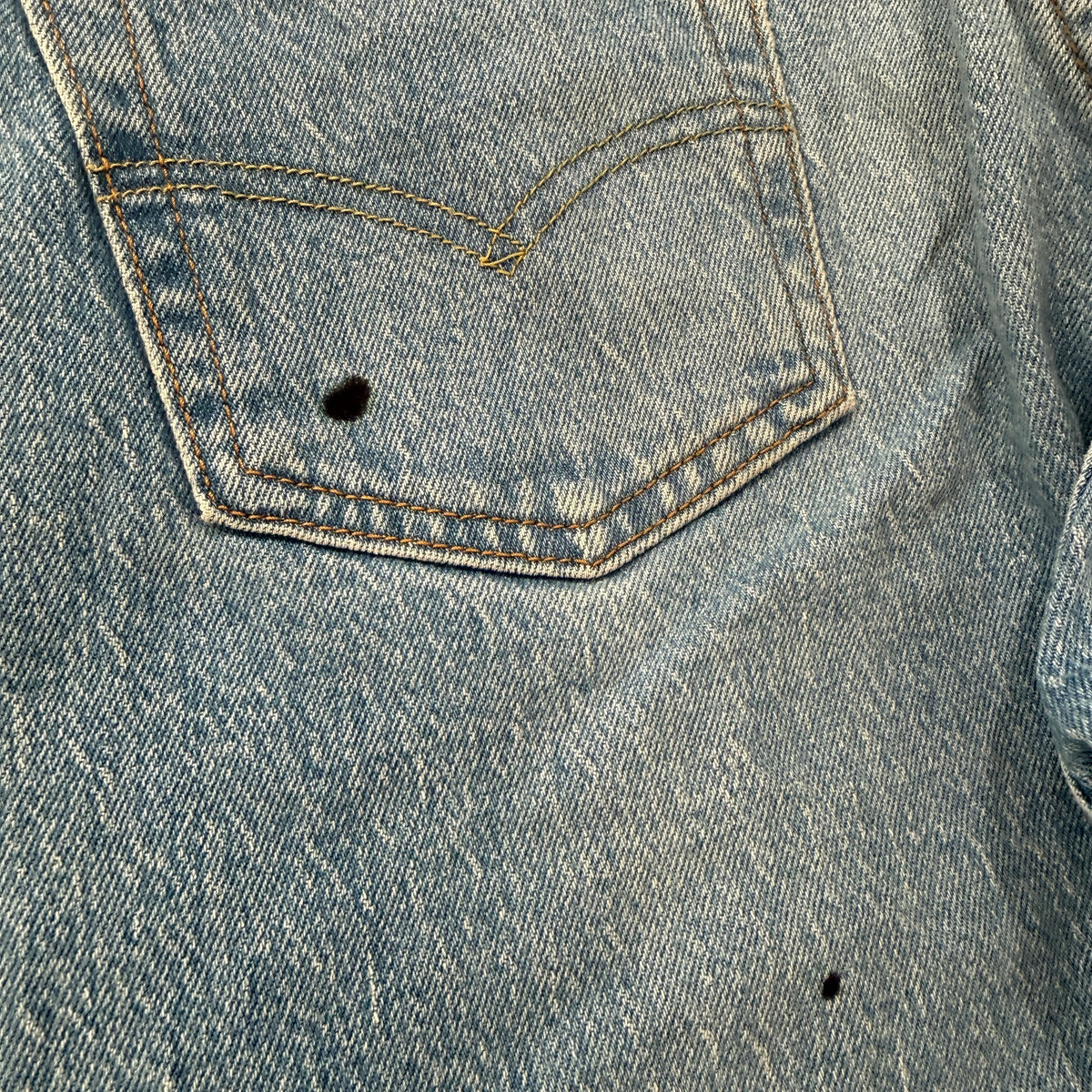 Levis 501 93 Straight Light Wash Jeans Size 30x32 photo 8