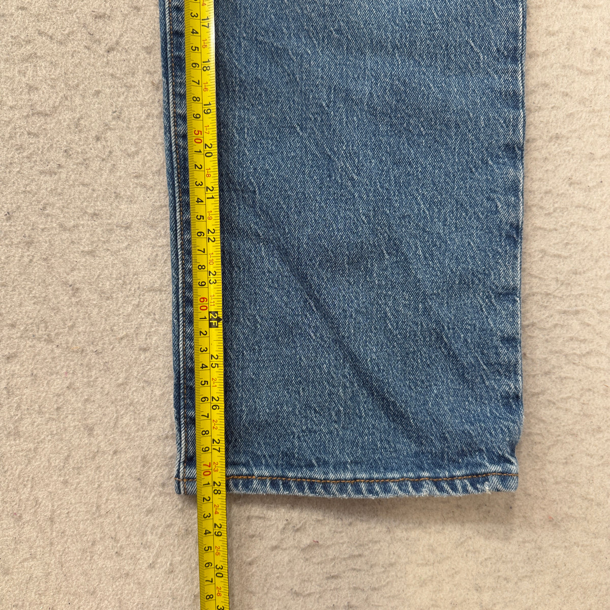 Levi's Ribcage Straight Ankle Jeans Women's Medium Wash High Rise Size 29x29 photo 6