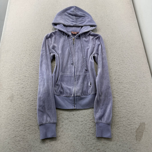 Juicy Couture Lavender Velour Hoodie, size S – photo 2 of 6