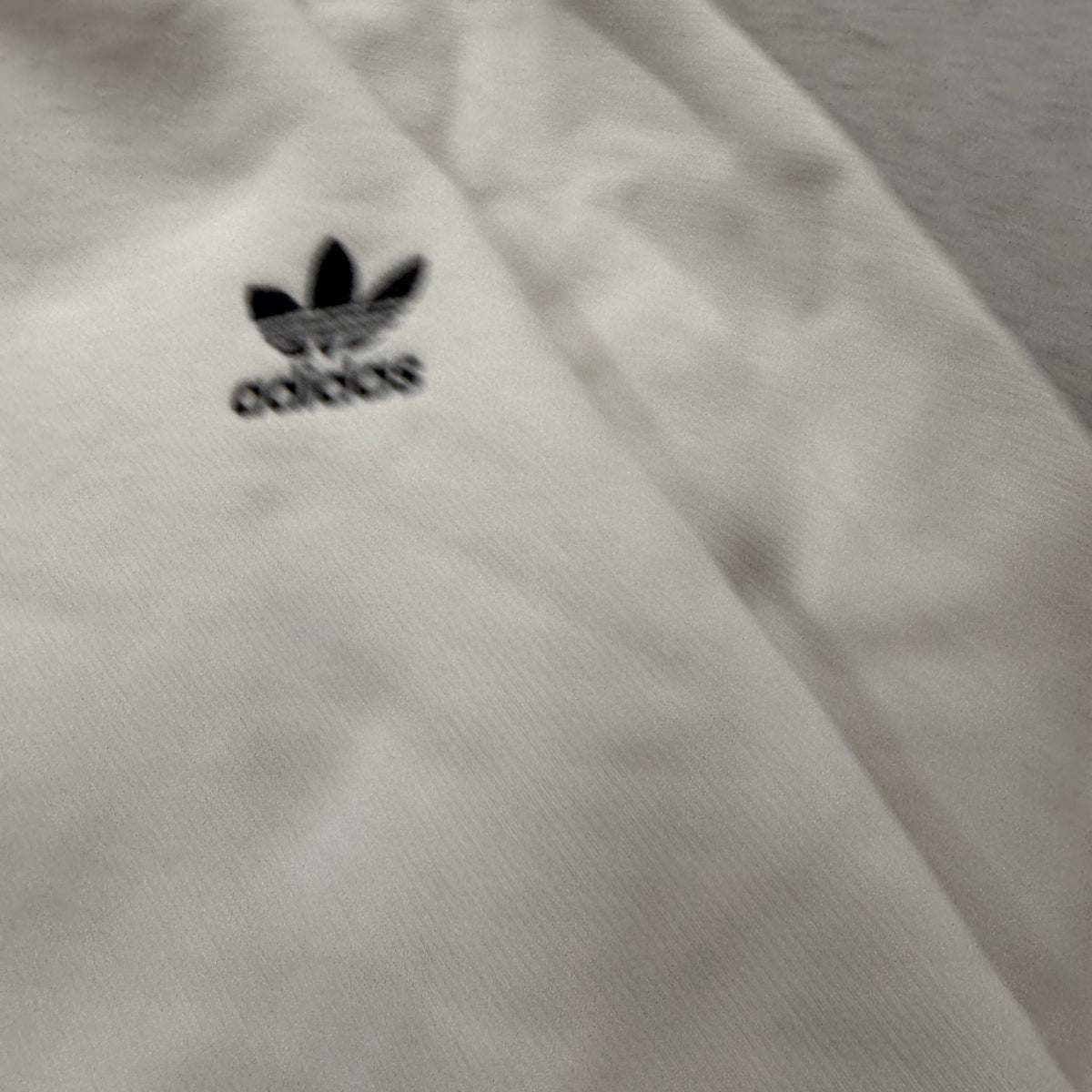 Adidas Originals Men's White Fleece Crewneck Sweatshirt Pullover Classic Size M