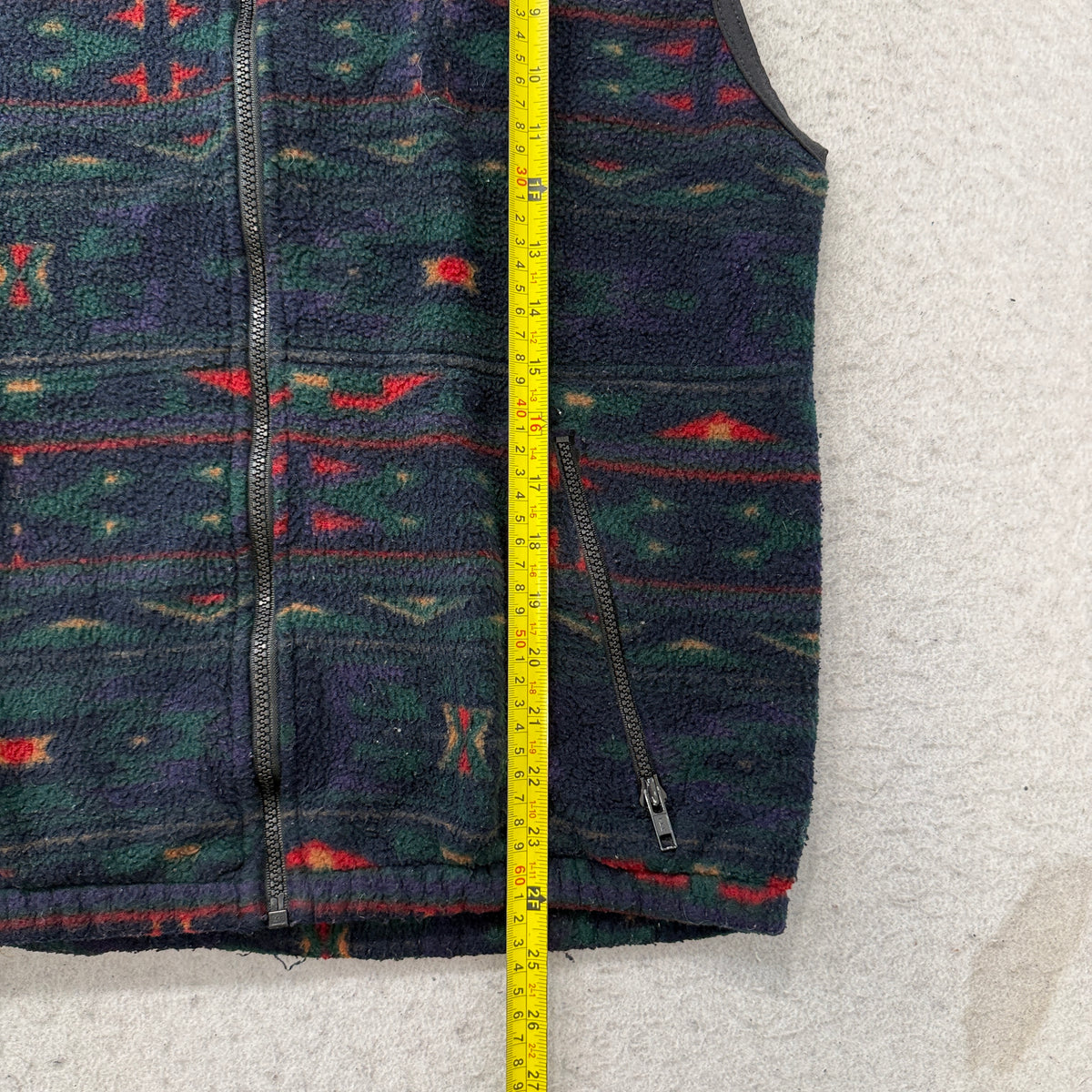 Timberline Colorado Aztec Fleece Vest USA Size M photo 5