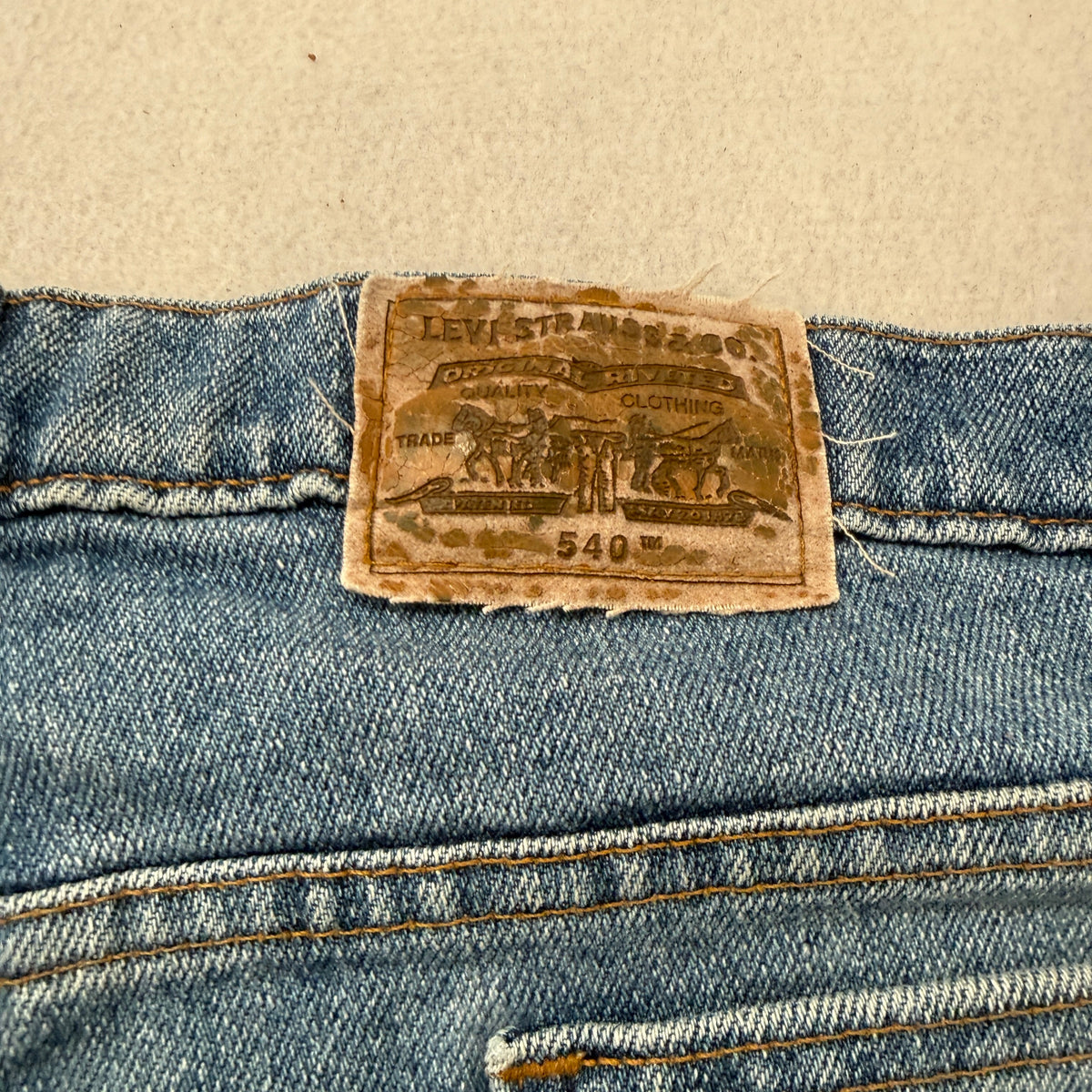 Levis Signature Flex Denim Medium Wash Jeans Size 42x30 photo 7