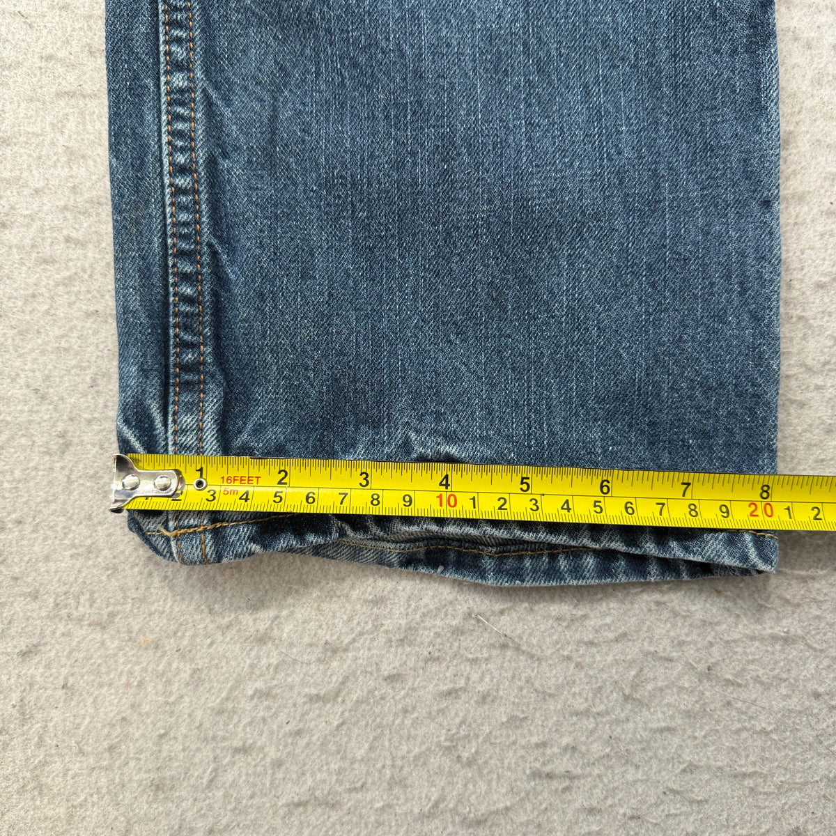 Hollister Medium Wash Straight Jeans Size 32x30 photo 6