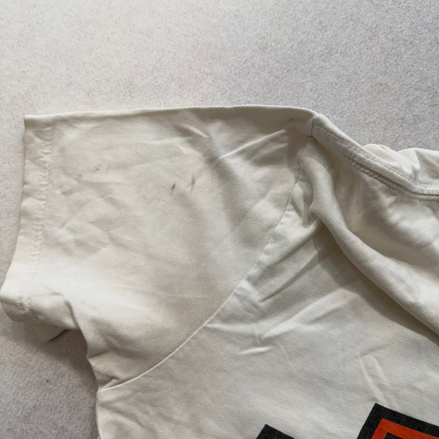 Harley-Davidson Motorcycles Graphic Tee Cream Cotton Shirt Size M