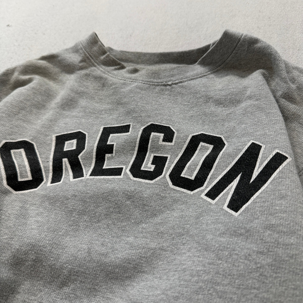Smart Blanks Oregon Men's Grey Pullover Sweatshirt Long Sleeve Classic Size S