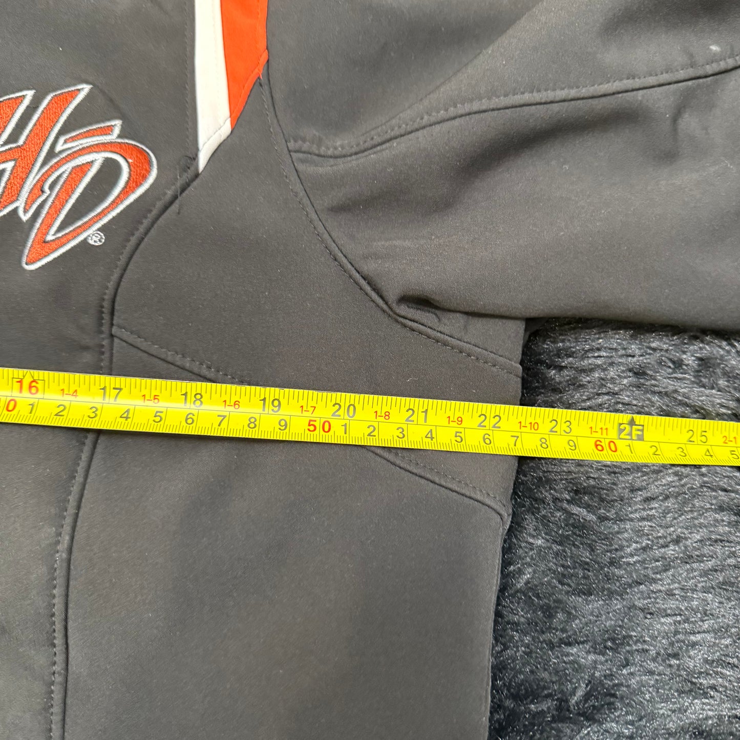 Harley-Davidson Women's Black Polyester Zip Up Riding Jacket Performance Size L