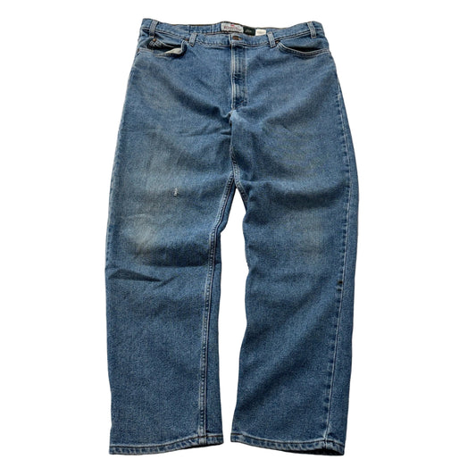 Levis Signature Flex Denim Medium Wash Jeans Size 42x30 photo 1