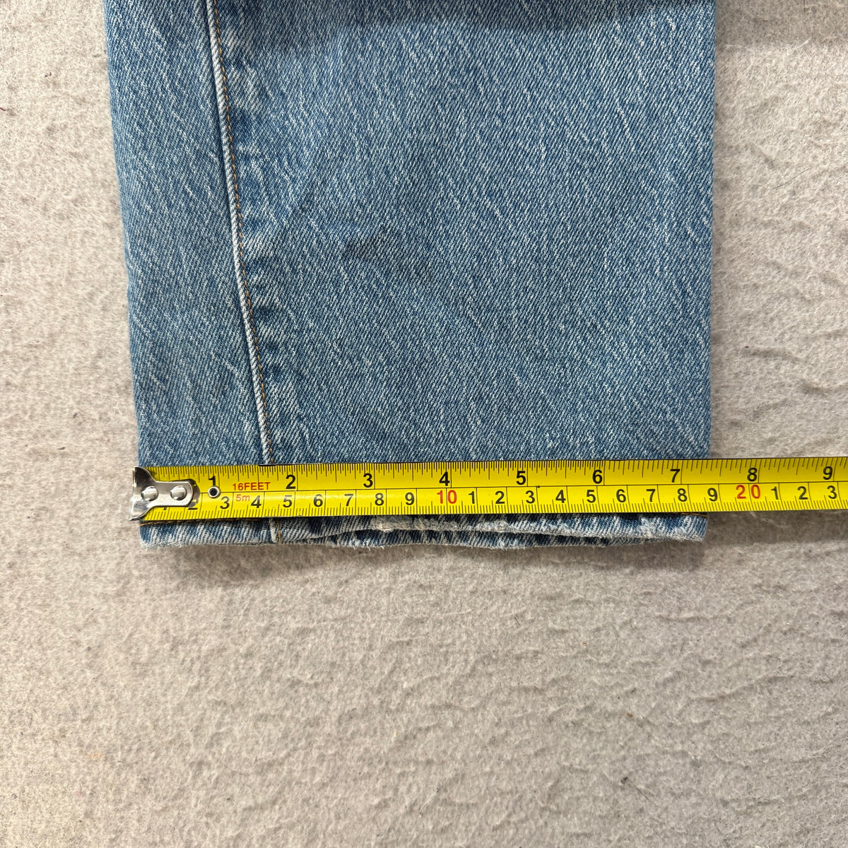 Levis 501 93 Straight Light Wash Jeans Size 30x32 photo 7