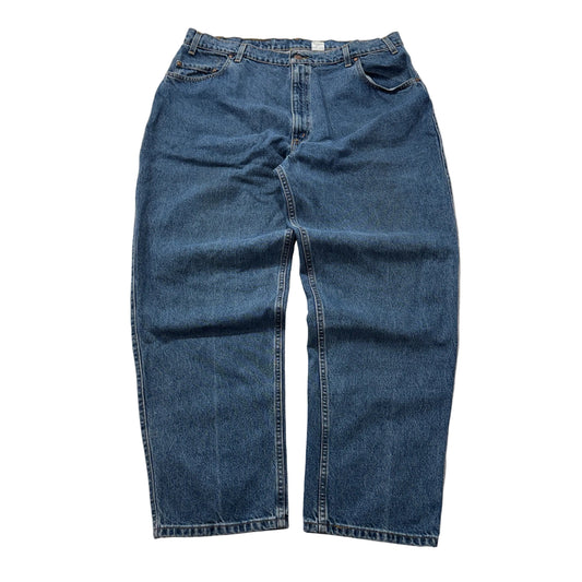 Levis 550 Relaxed Fit Medium Wash Jeans Size 42x30 photo 1