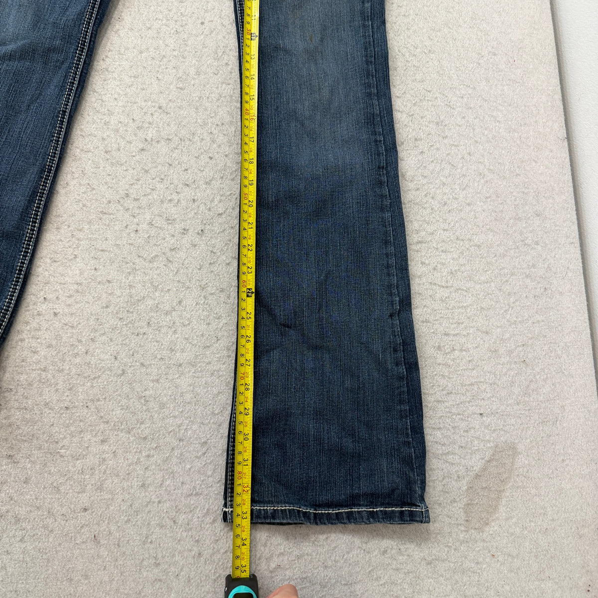 Ariat REAL Boot Cut Jeans Dark Wash Size 27 photo 5