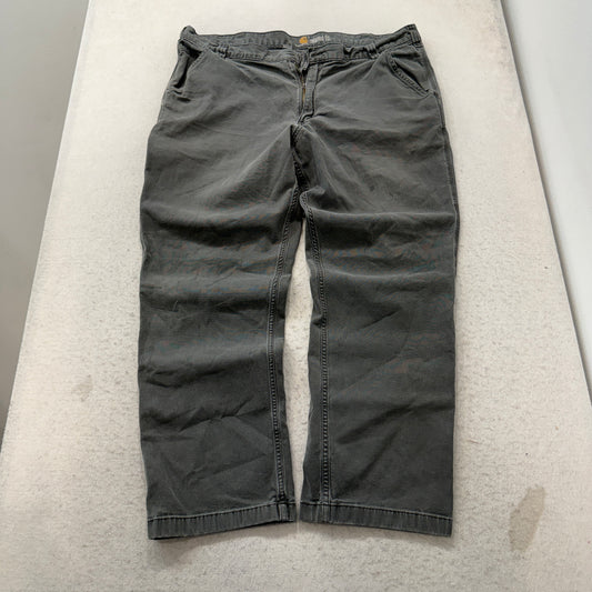 Carhartt Men's Charcoal Grey Carpenter Pants Relaxed Fit Pockets Classic - 42x32
