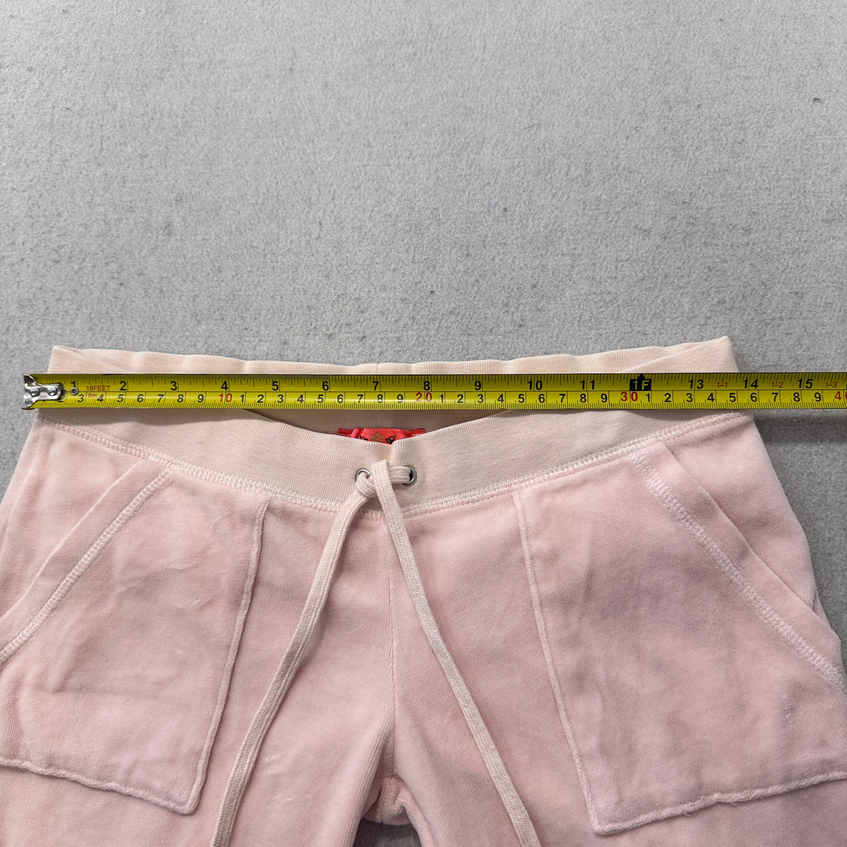 2003 Vintage Juicy Couture Women's Baby Pink Velour Flared Track Pant Y2K Size P