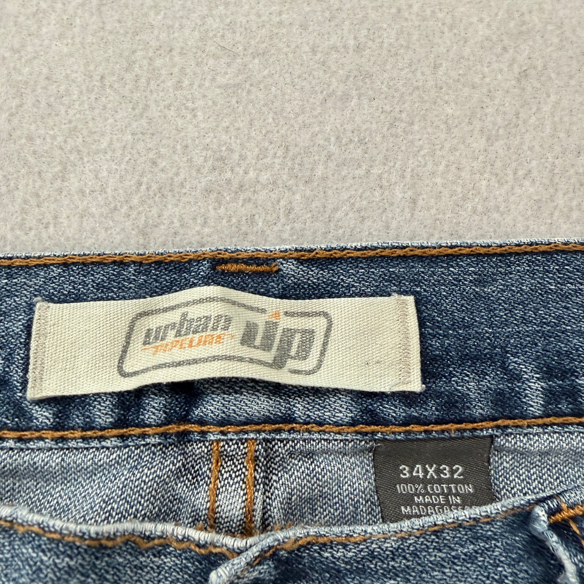 Urban Pipeline Medium Wash Denim Jeans Size 34x32 photo 3