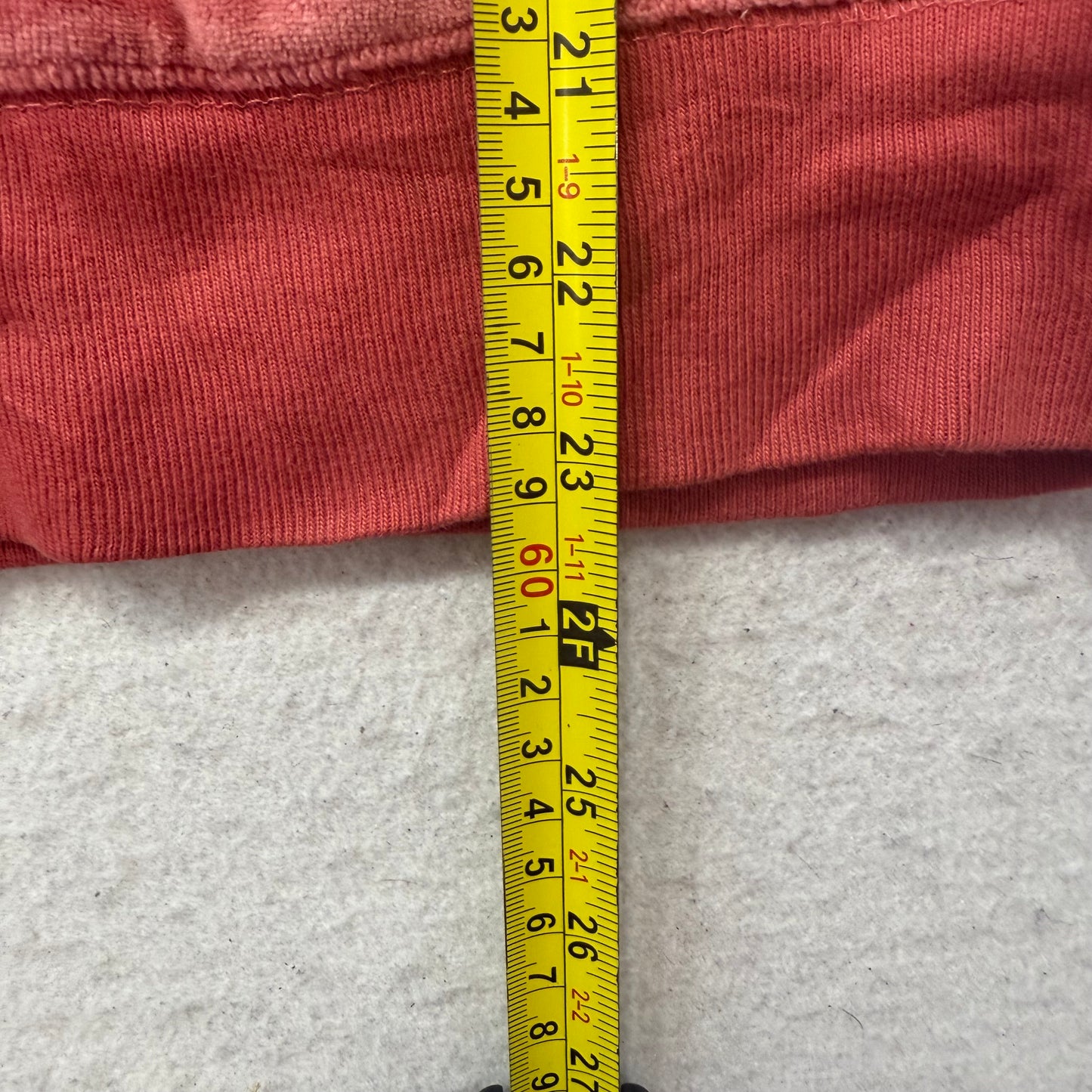 Vintage Juicy Couture Women's Orange Velour Zip-Up Hoodie Pockets Y2K Size L