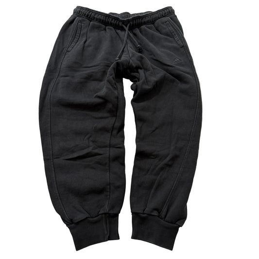 Adidas Men's Black Fleece Sweatpants Drawstring Pockets Tapered Leg Size 1X