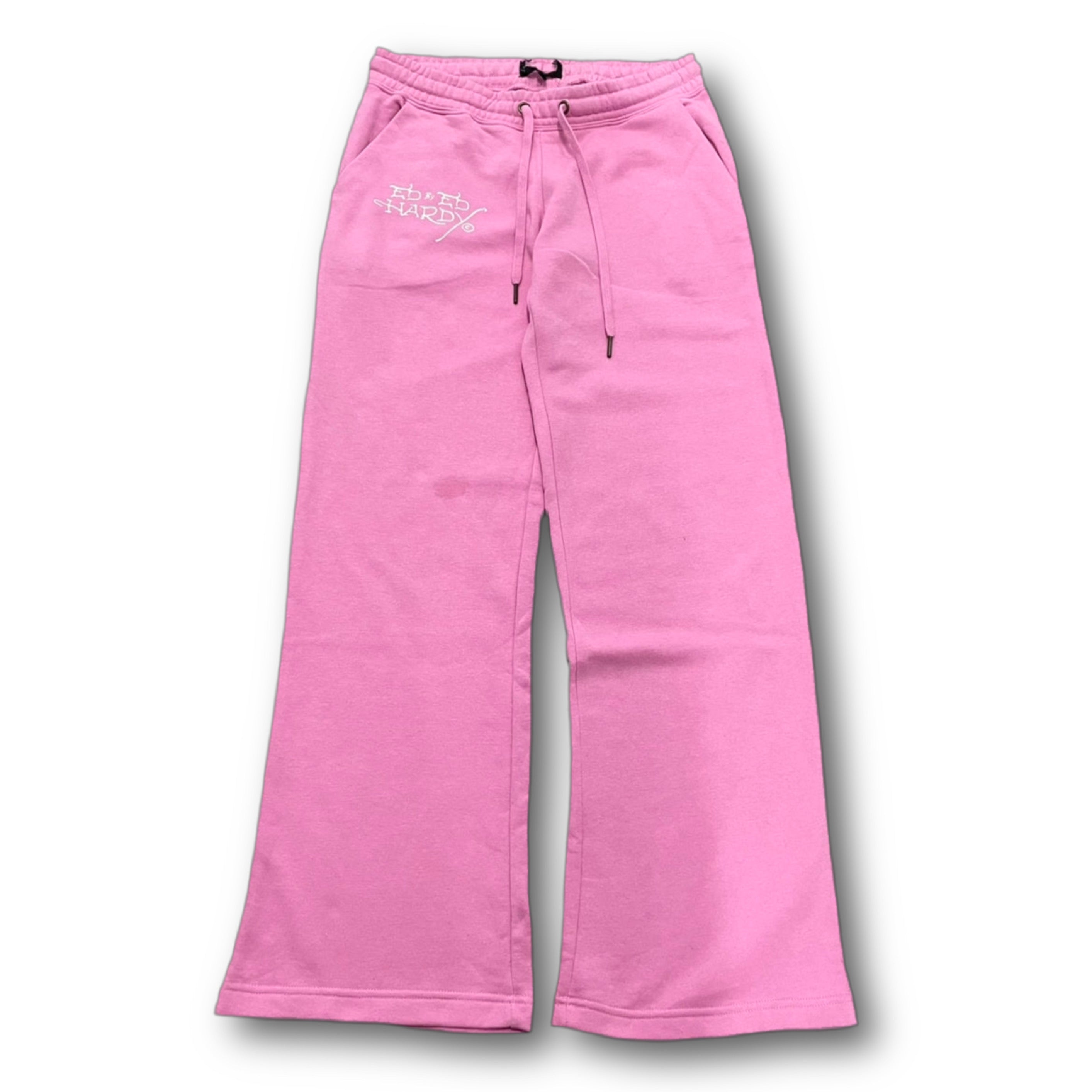 ED HARDY “Cobra” PINK FLARED PANTS