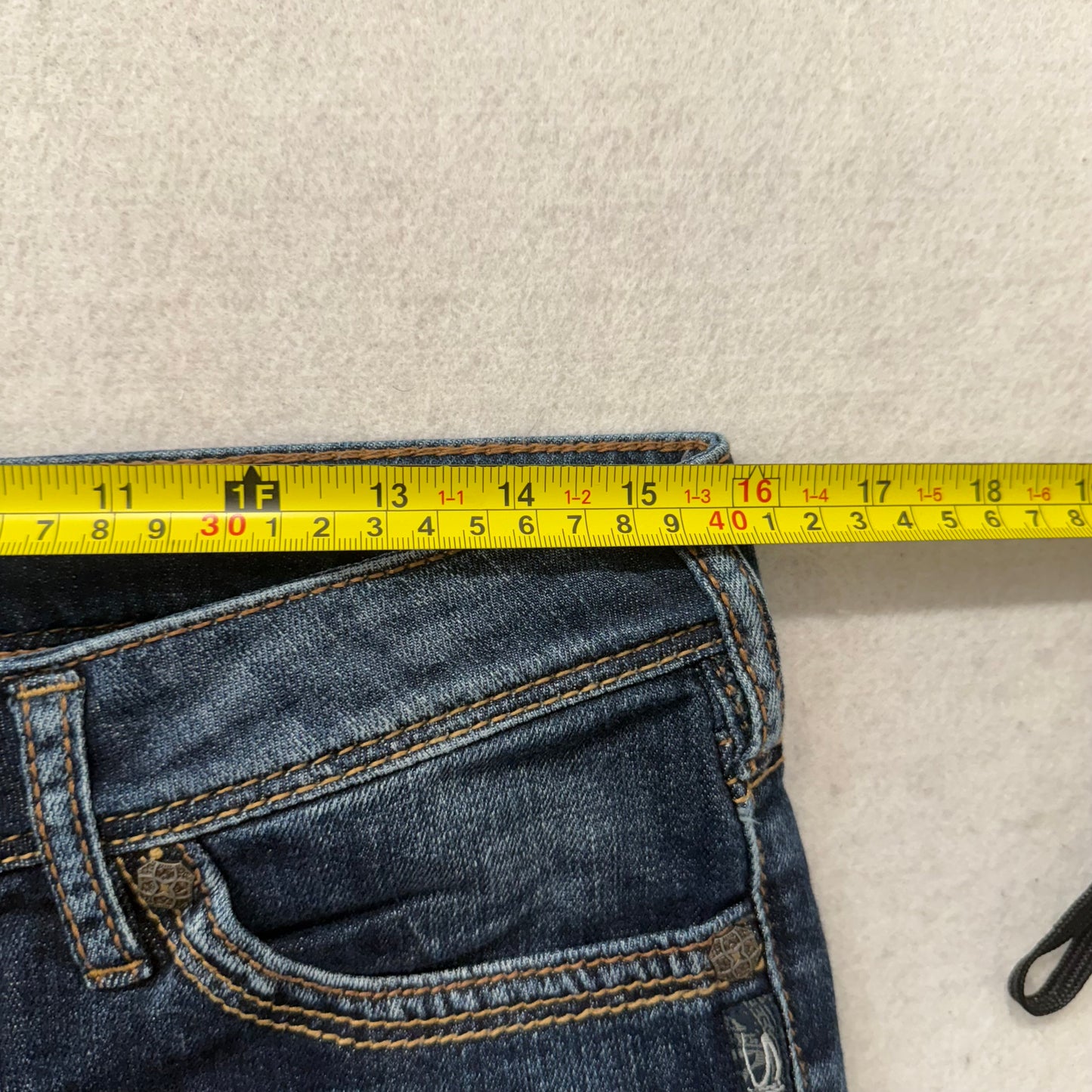 Silver Aiko Women's Dark Wash Blue Denim Bootcut Jeans Streetwear Y2K Size 29