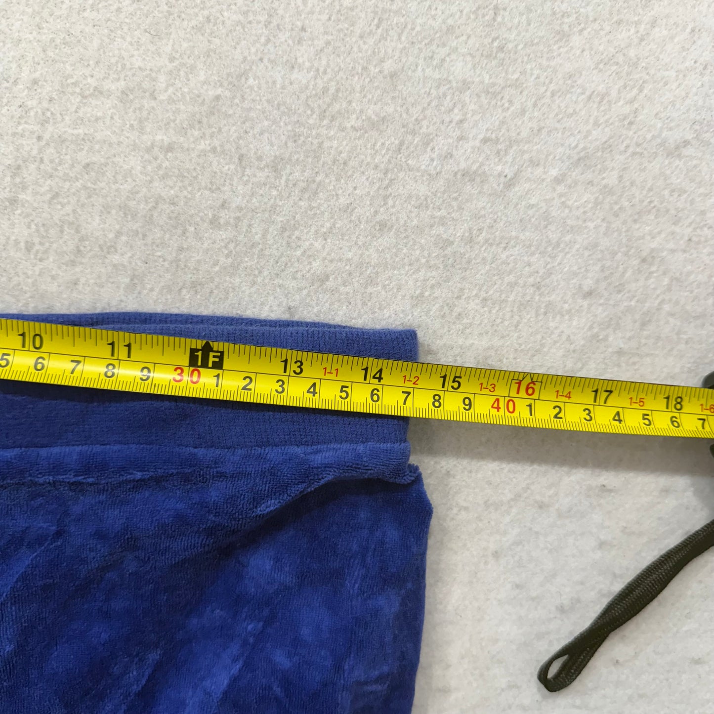 Juicy Couture Women's Cobalt Blue Velour Flared Track Pant Loungewear Y2K Size M