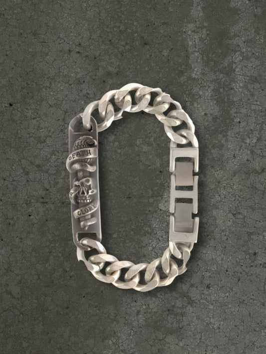 Ed Hardy “Death or Glory” 8.5” bracelet - Clean Curriculums 