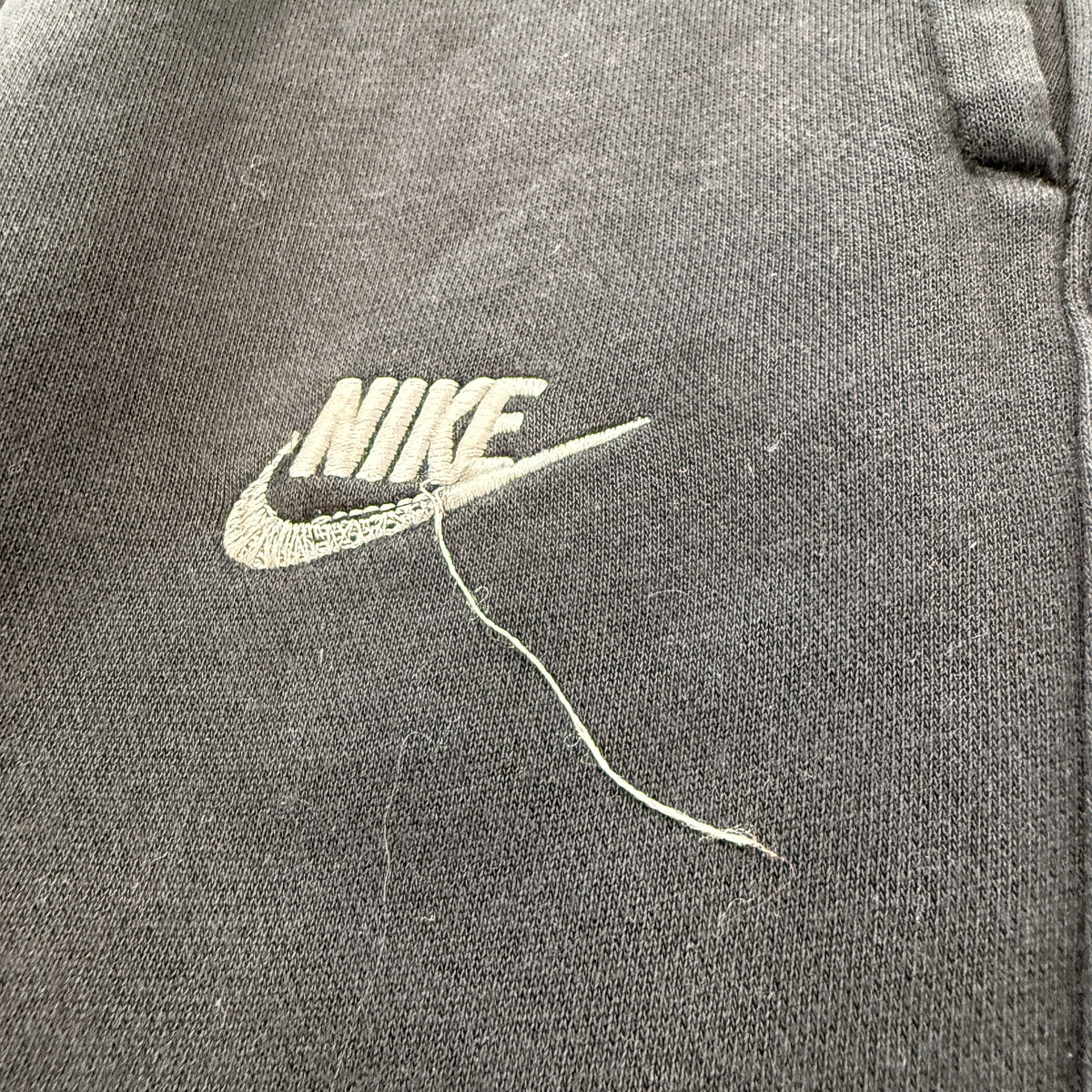 Nike Men's Black Fleece Sweatpants Drawstring Pockets Tapered Leg Logo Size S
