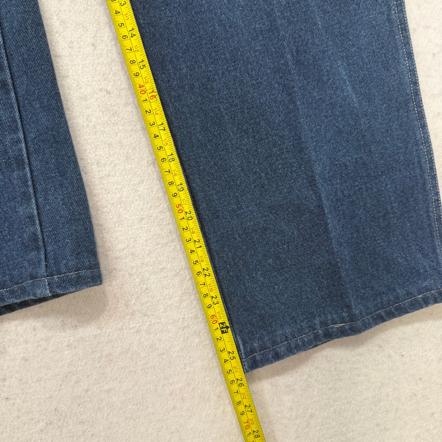 Dickies Men Dark Blue Cotton Straight Leg Carpenter Pant Utility Pocket Size 16H