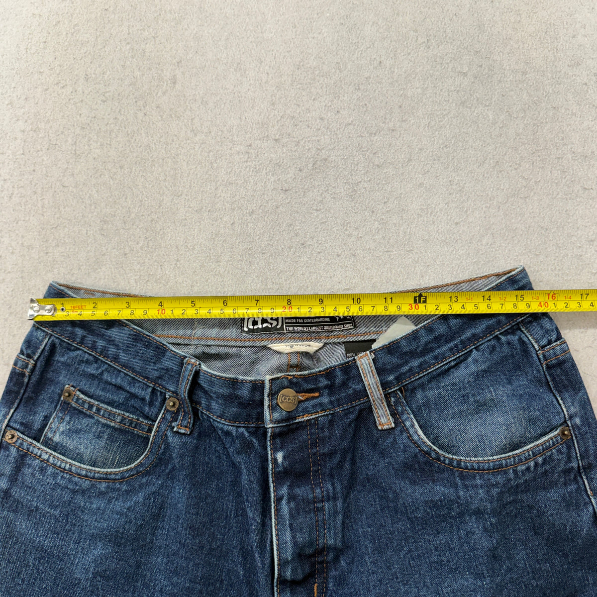 CCS Skate Jeans Dark Wash Size 34 photo 4