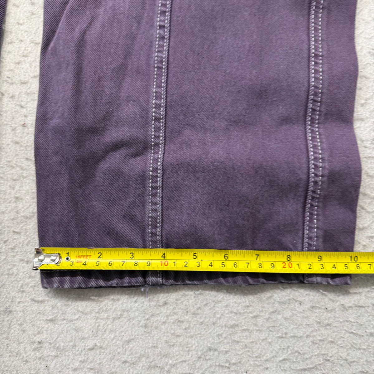 BDG Urban Outfitters Cargo Pants Women's Purple Wide Leg Utility Size 30 photo 5