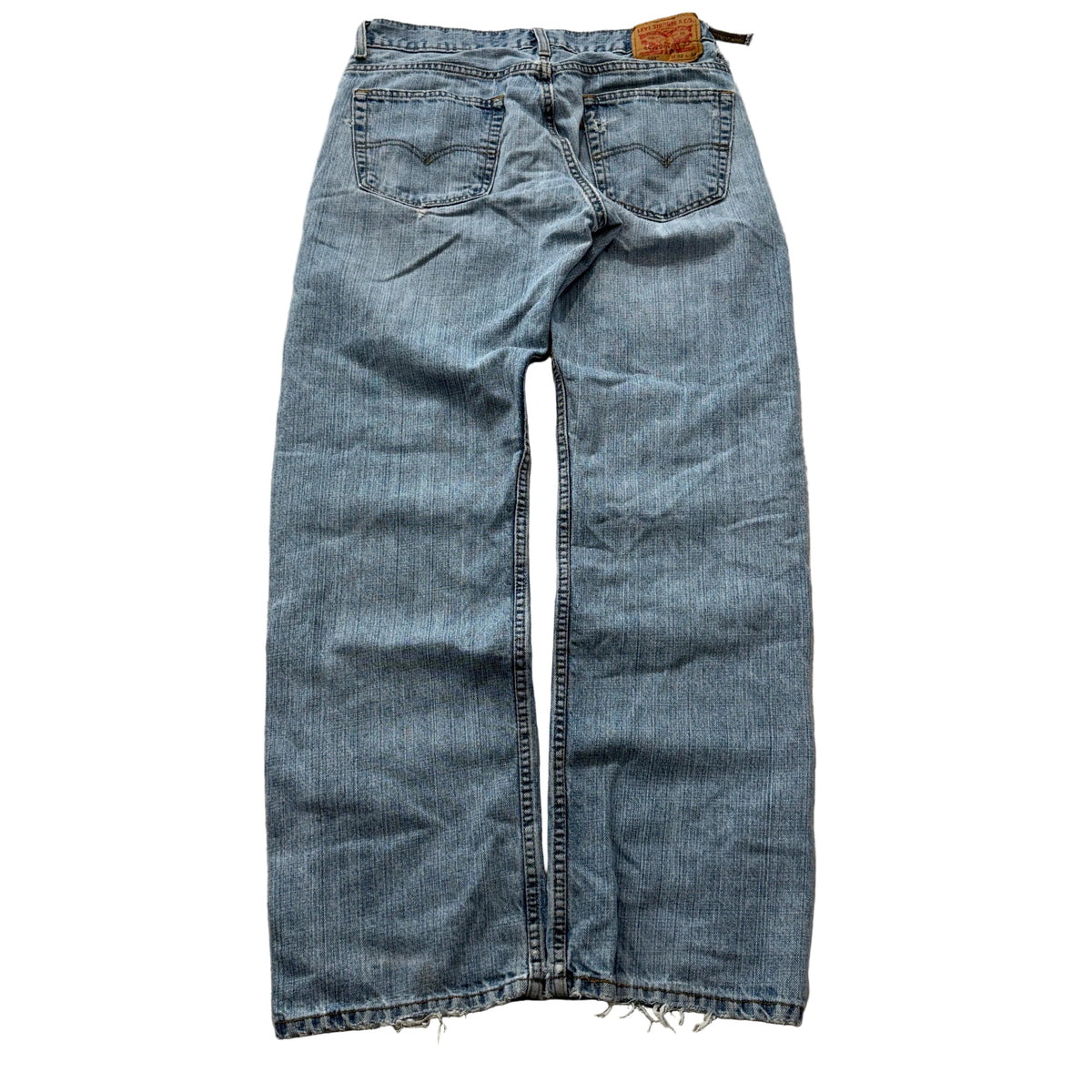 Levi's 569 Men's Waterless Blue Denim Jeans Zip-Fly Pockets Classic Size W32xL34
