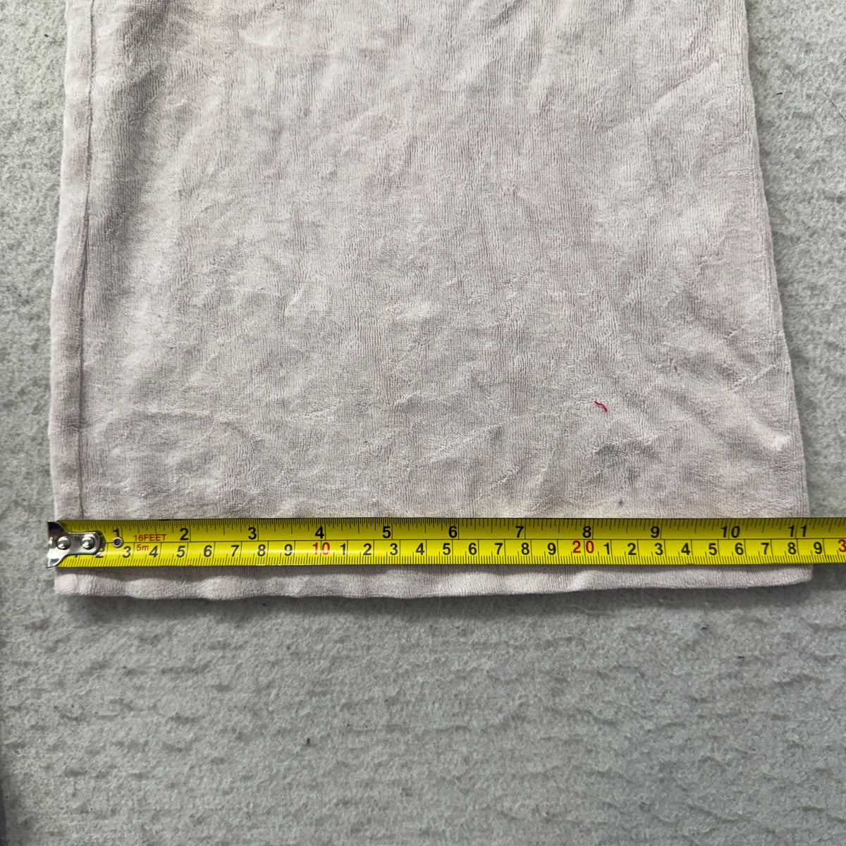 Juicy Couture Womens Very Light Pink Velour Flared Track Pants Glitter Logo - XL