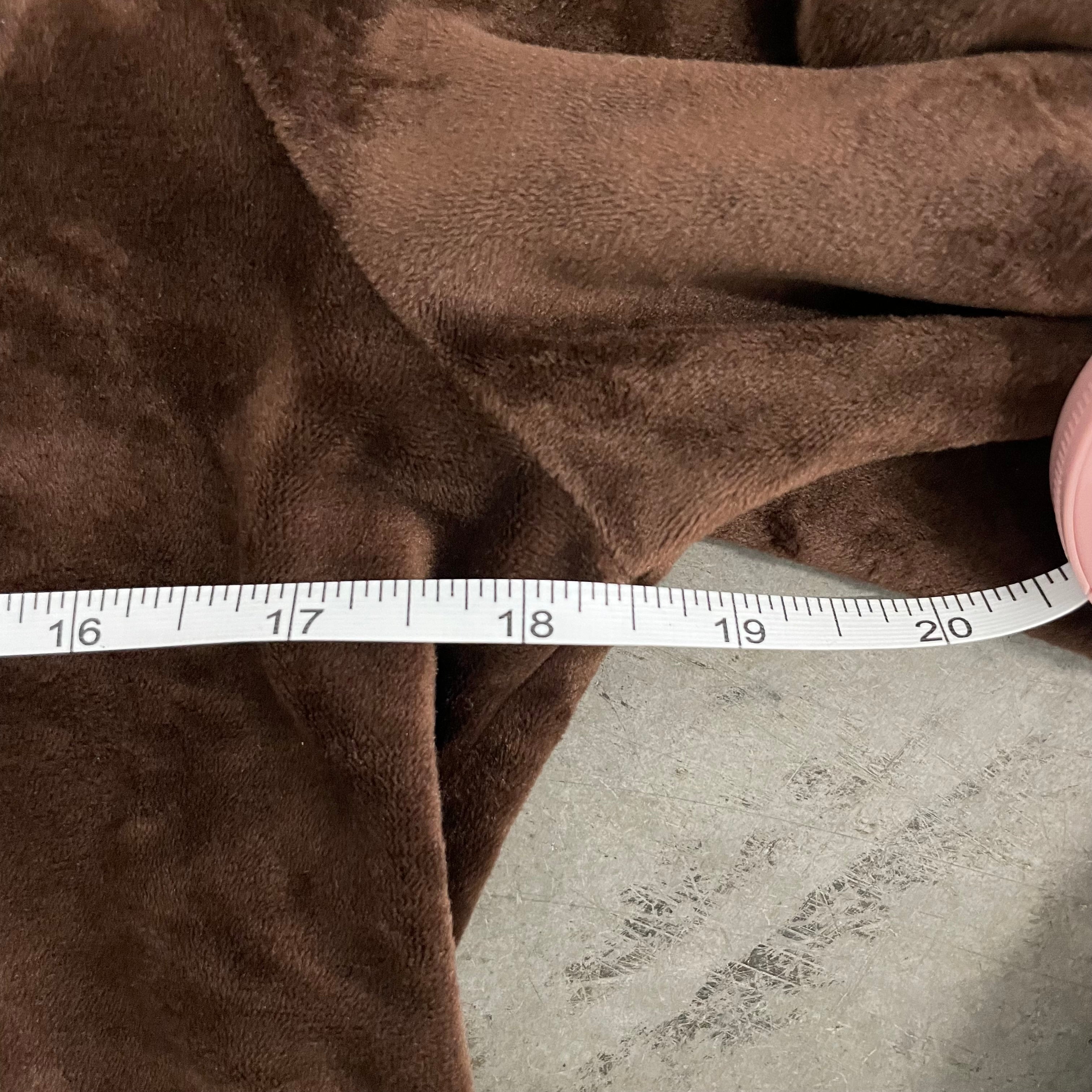 Juicy X Aeropostale rhinestone brown velour zip up hoodie size M
