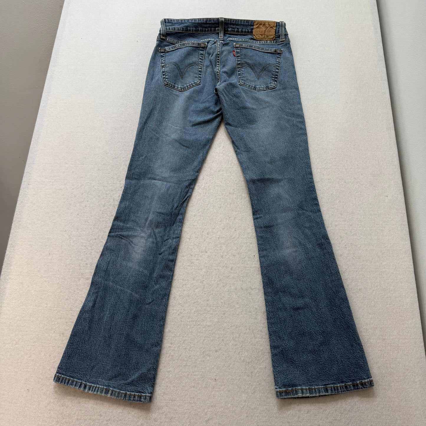 Levi's Strauss & Co 524 Too Superlow Womens Blue Denim Bootcut Jeans Y2K Size 5M