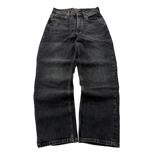 Arizona Jean Co Highest Rise Vintage Straight Jeans Women's Black Wash Size 4 photo 1