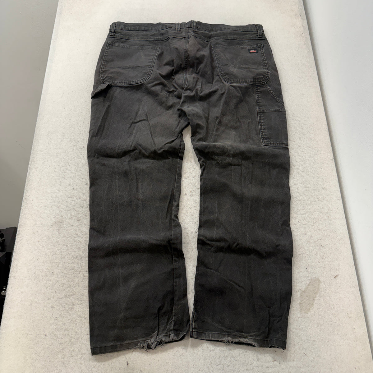 Dickies Carpenter Jeans Men's Black Washed Denim Relaxed Workwear Size 42 photo 2