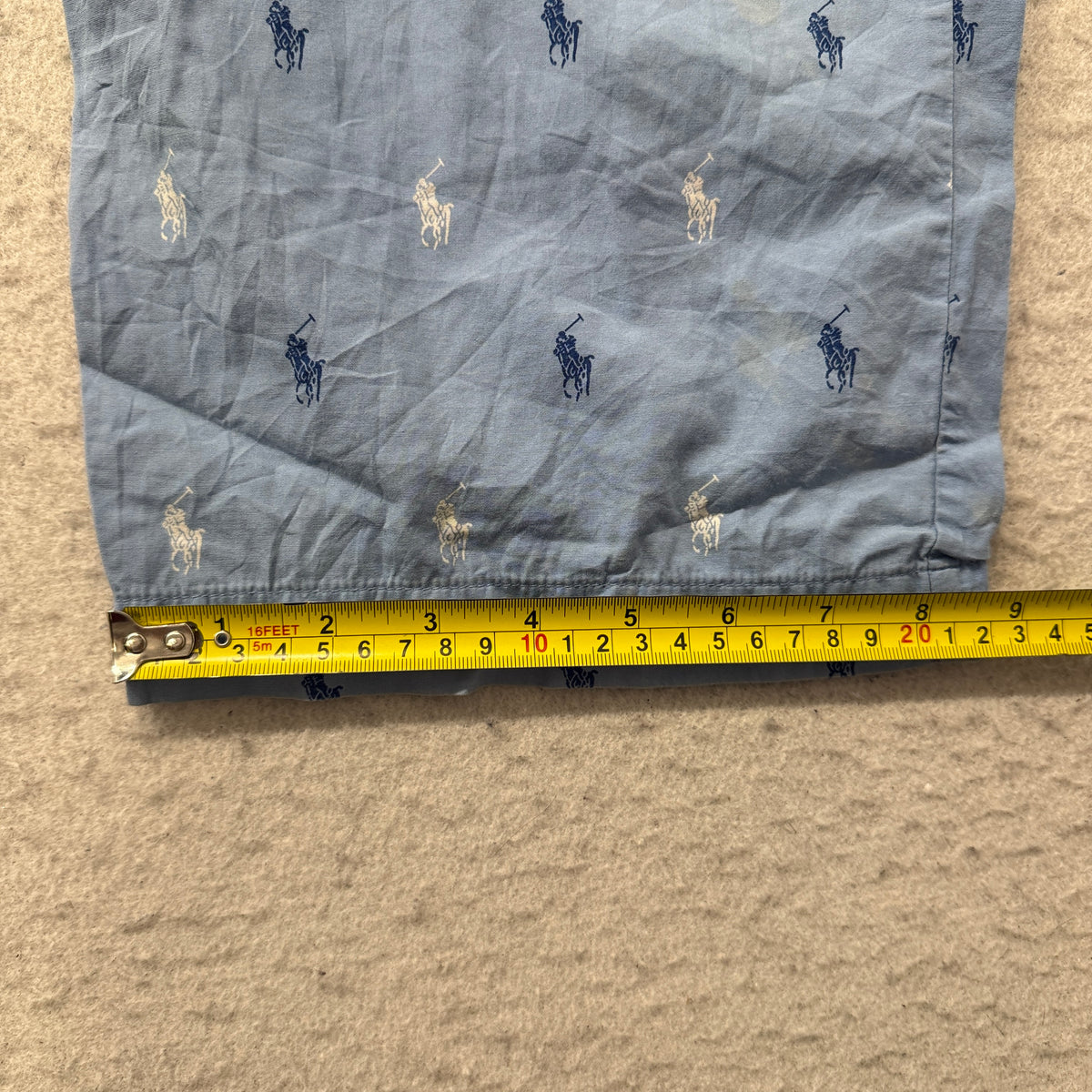 Polo Ralph Lauren Men's Light Blue Lounge Pajama Athleisure Casual Y2K Size XL