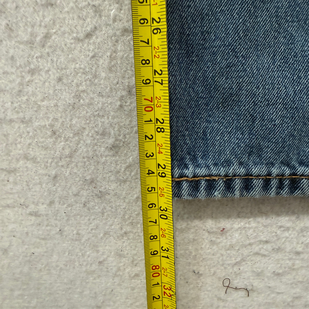 Levi's 550 Men's Blue Denim Jeans Relaxed Fit Zip-Fly Pockets Size W36xL32