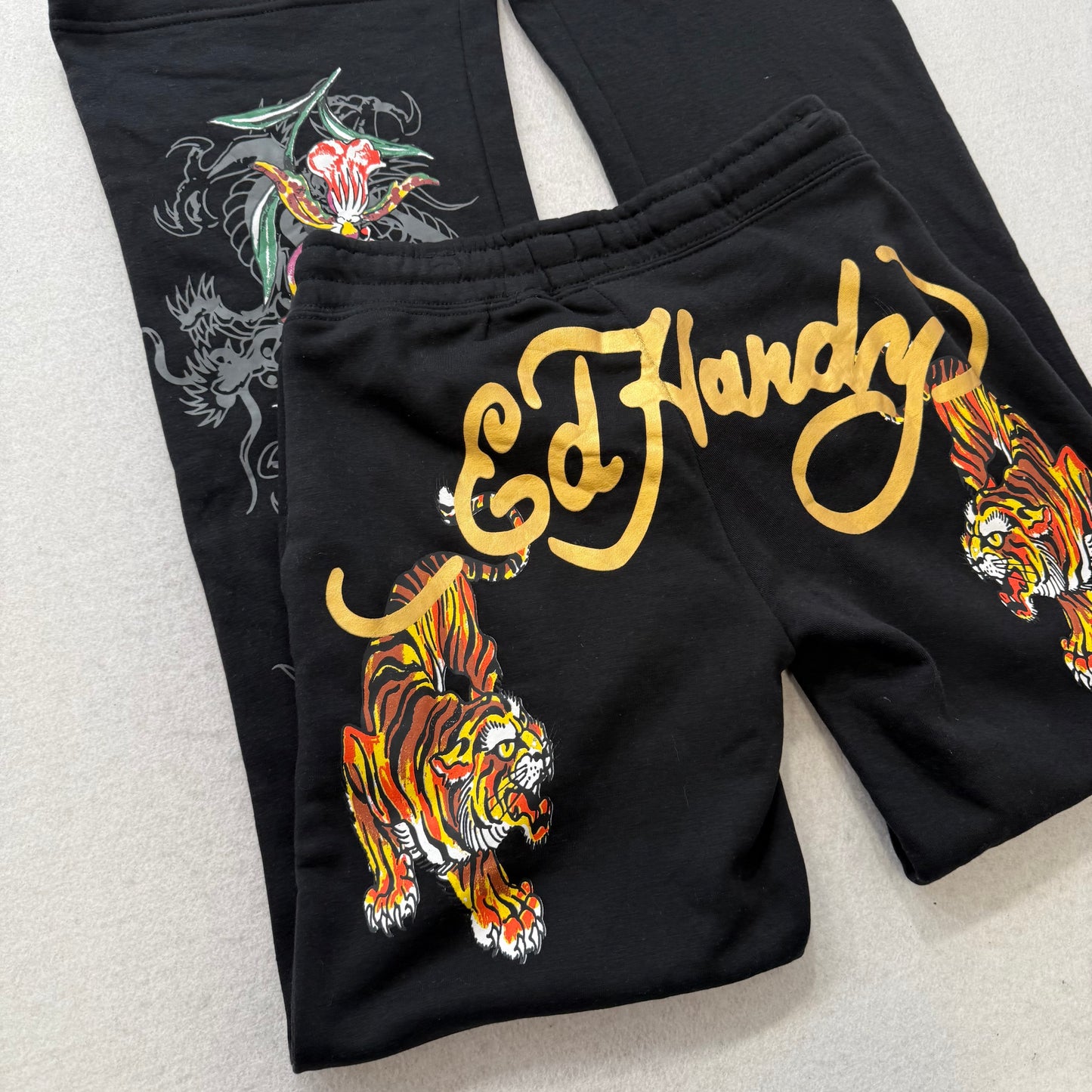 ED HARDY “Tiger Orchid” BLACK MATCHING SET
