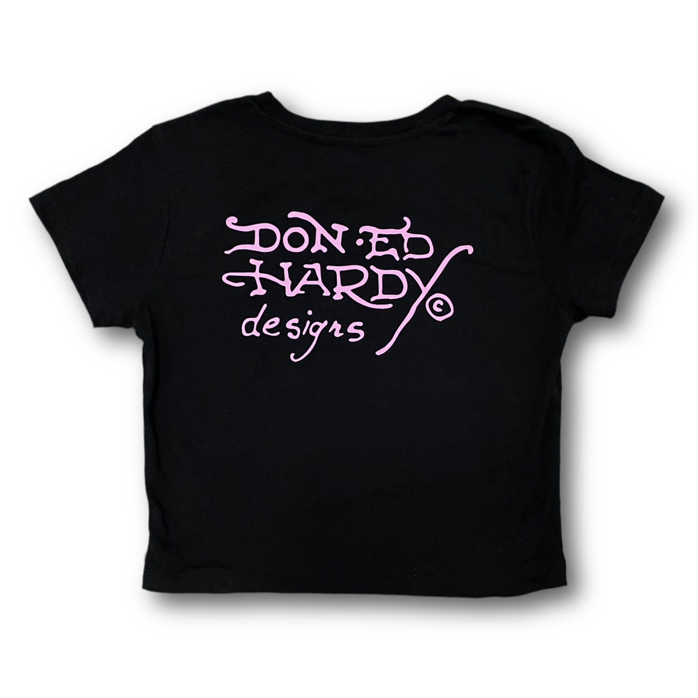 ED HARDY “LKS Skull” BLACK BABY TEE