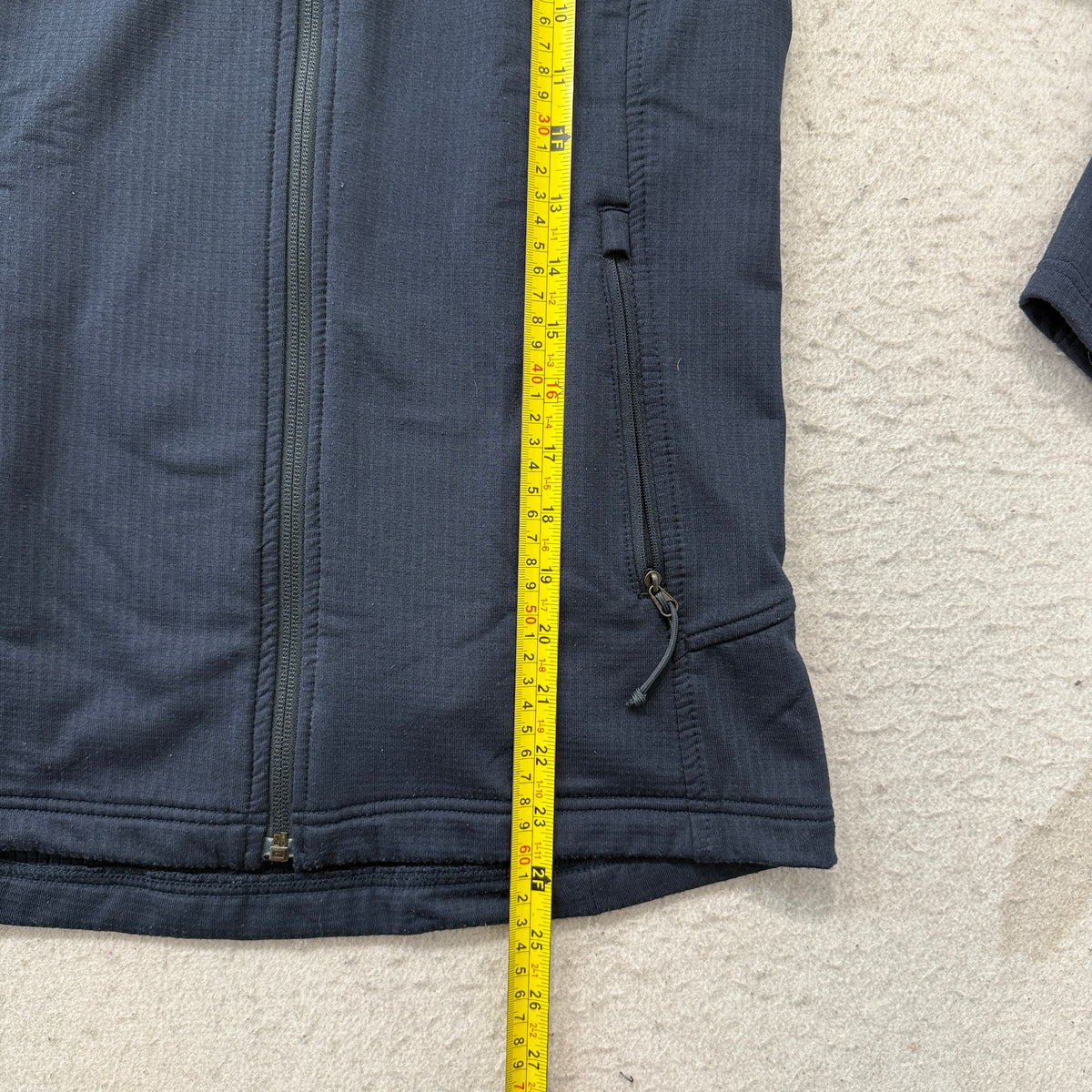 The North Face Womens Navy Grid Fleece Full Zip Jacket Size S photo 5