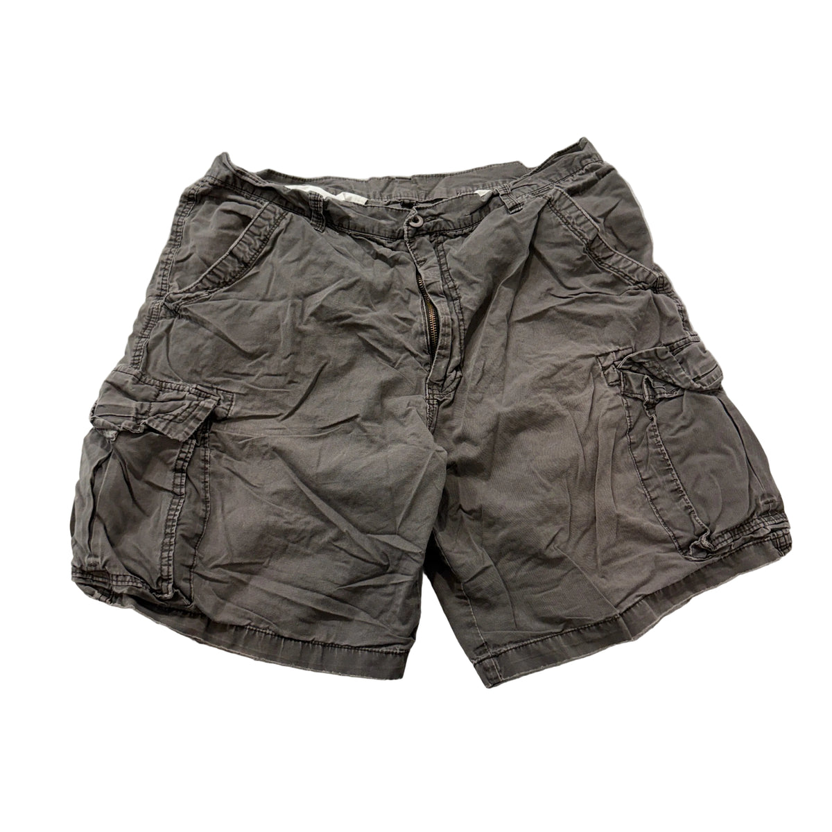 Cargo Shorts Men's Gray Cotton Utility Pockets Casual Outdoor Size 38 photo 1