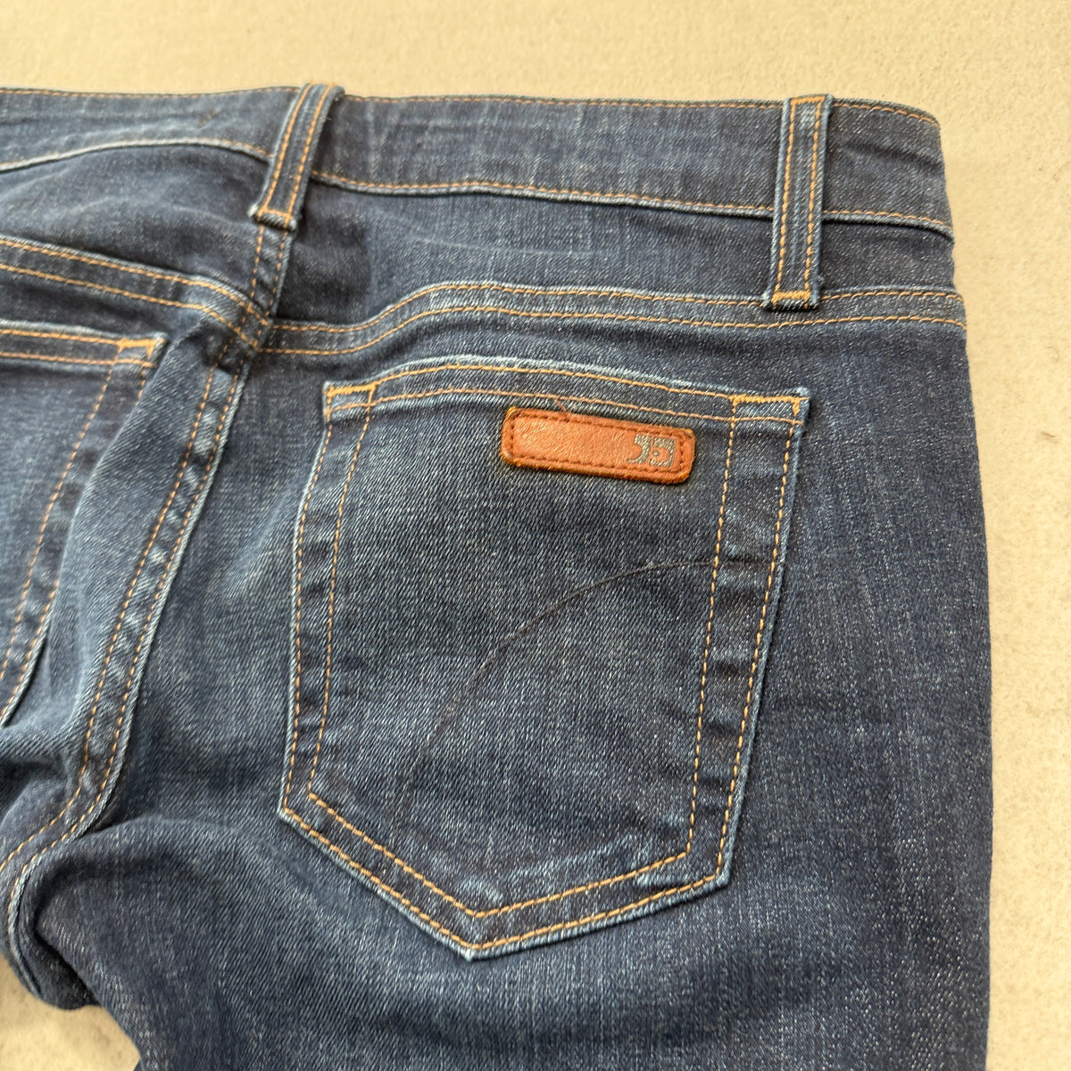 Joe's Jeans Skinny Bootcut Women's Blue Dark Wash Denim Jeans Stretch Size W27
