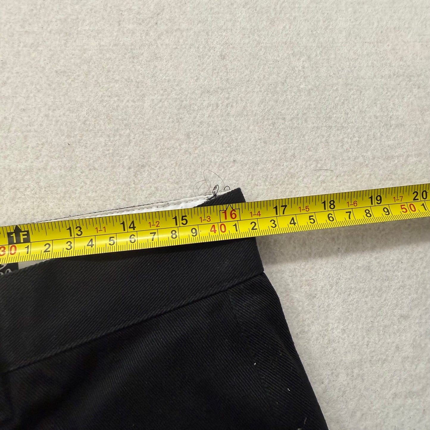 County FB Black Baggy Wide Leg Dress Pants High Rise Relaxed Fit Size 32 x 32