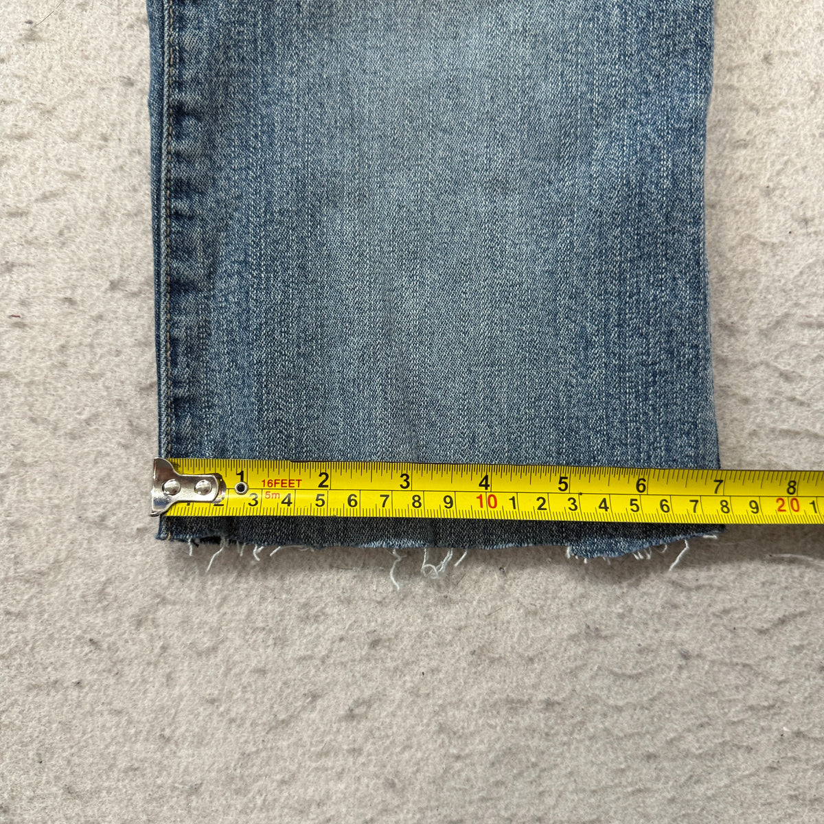 Baby Phat Cropped Light Wash Flare Jeans Size 3 photo 6