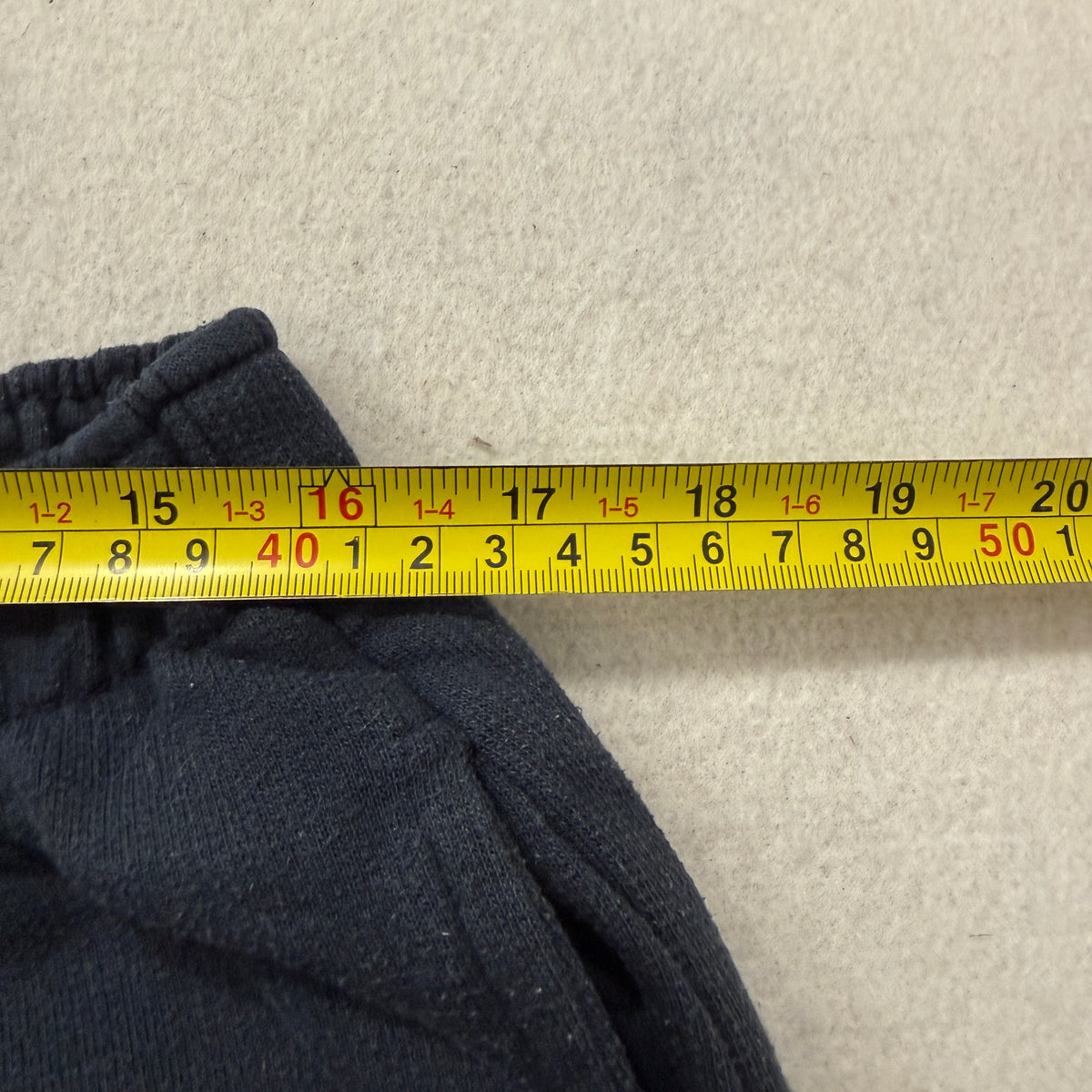 American Fusion Men's Navy Blue Sweatpants Wide Leg Pockets Classic Y2K Size L