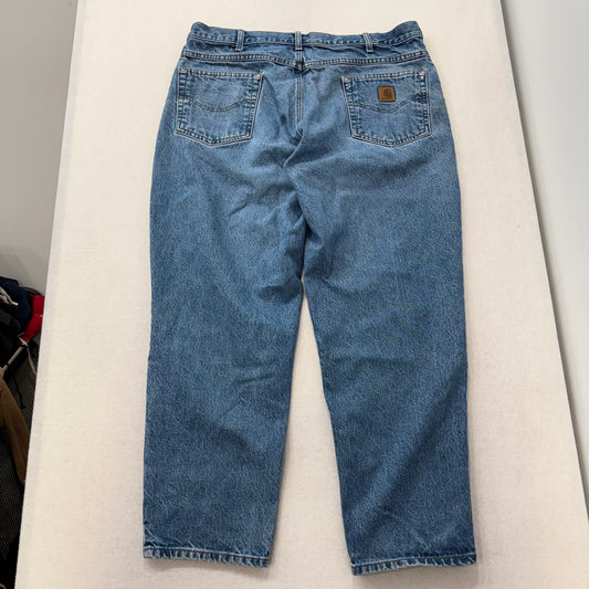 Carhartt Denim Jeans Classic Workwear Straight Leg Everyday Pants Size 40