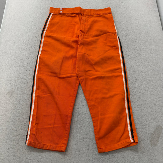 Vintage Orange Side Stripe Cropped Pants Size M photo 1