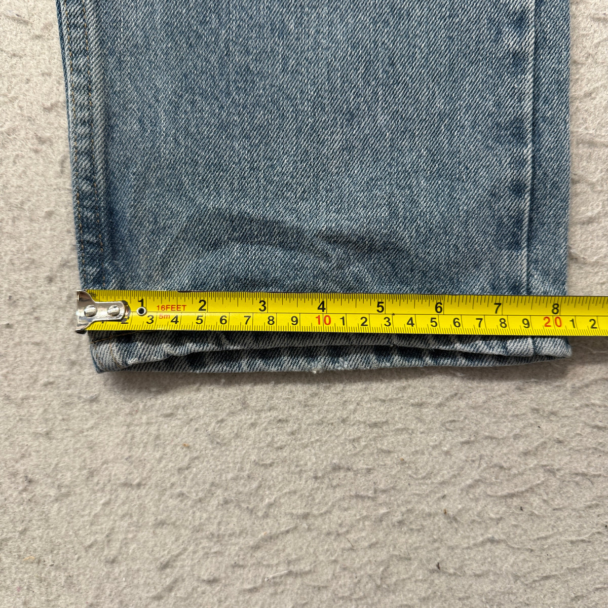 Wrangler Regular Fit Jeans Men's Light Wash Blue Denim Five Pocket Size 36x34 photo 6