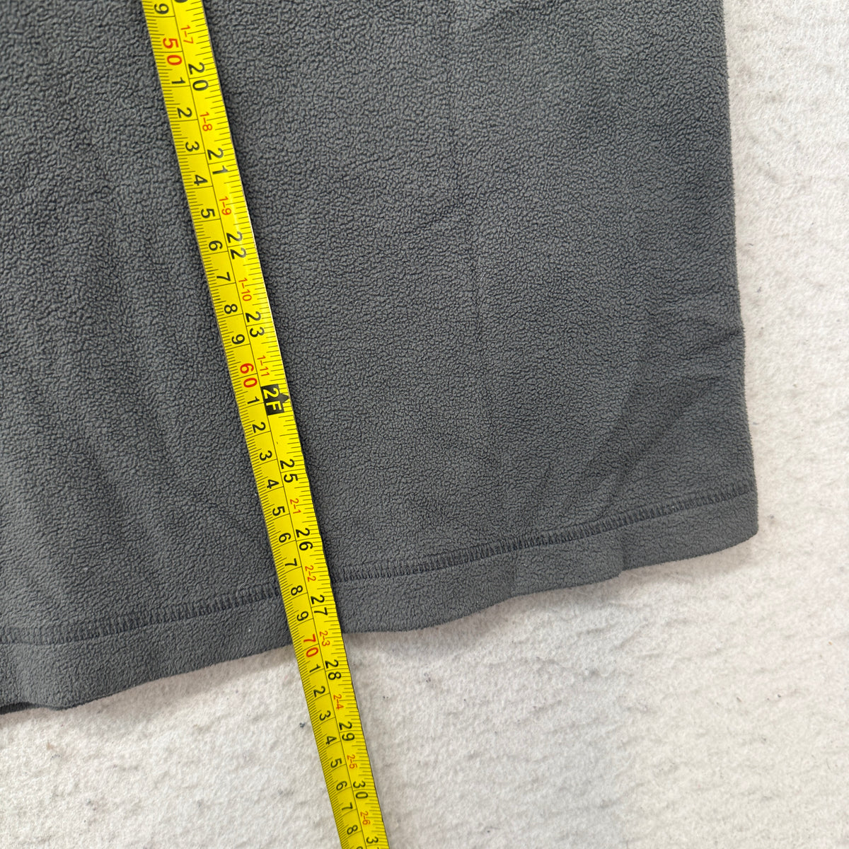 Eddie Bauer Men's Charcoal Grey Quarter Zip Sweatshirt Classic Logo Y2K Size L